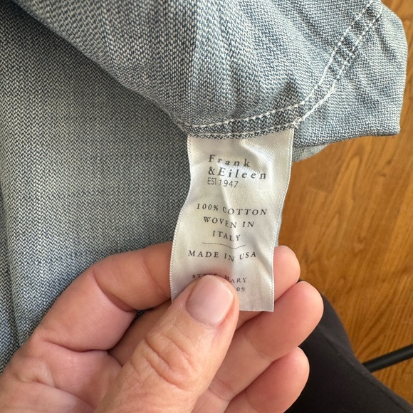Frank & Eileen Mary Denim Shirtdress M - Picture 6 of 9